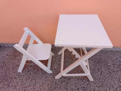 Mesa De Dibujo Y Silla Plegables Niños Tablero 5 Posiciones