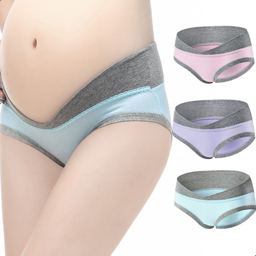 Panties Embarazo Ropa Interior Maternidad En Algodón Panty