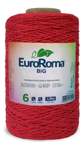 Barbante Euroroma 1,8 Kg Fio 6 Big Cone Kit 3 Unidades Cores