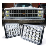 Juego Faros Led Rectangular 45w 5 Pulgadas 4x6