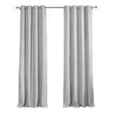 Cortinas Blackout Premium Térmica Atenua Ruido 2.64x2.13 Color Gris Claro