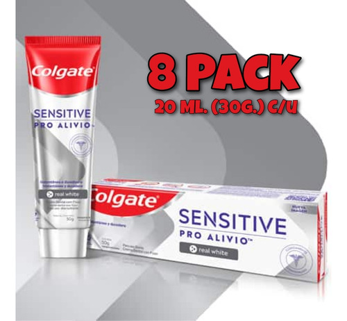 Colgate Sensitive Pro Alivio Original 20 Ml. 8 Pack 