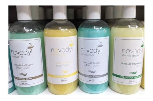 Shampoo Novodyl X 500cm3 Pelo Maltratado, Caida, Graso O Seco Distr. Oficial Perfumeria Family