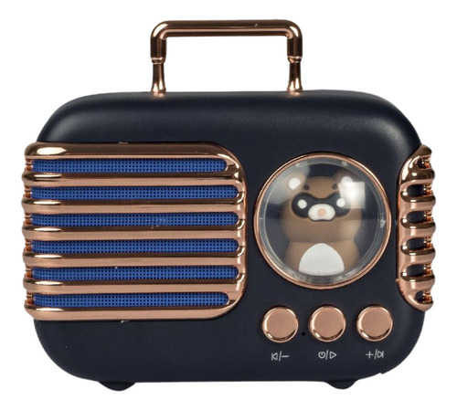 Parlante Mini Inalámbrico Bluetooth Radio Retro Portátil 