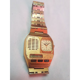 Reloj De Pulsera Vintage Citizen Voice Memo (dorado)