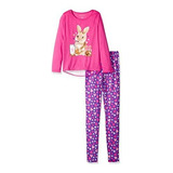 Komar Kids Big Pugs De Las Niñas Como Pijamas De Abrazos 2pc