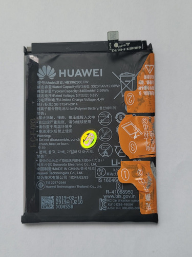 Bateria Original Huawei P Smart 2019 Pot-lx3 Hb396286ecw