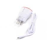 Cargador Rapido 2.1a,cable Fijo Conector Microusb,1,2m Largo