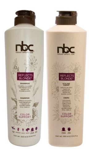 Nbc Duo Reflects Matizador Shampoo Y Crema De Peinar Morado 