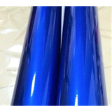 Vinilo Metalizado De Corte Adhesivo Azul 60x100cms Brillante