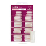 Kit Para Alongamento De Unhas Belliz Tips Square 100und