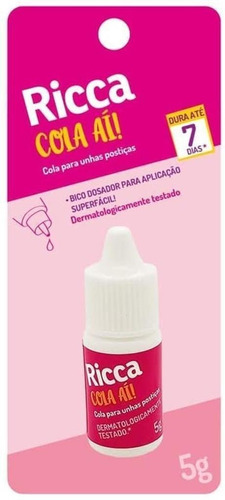 Cola Para Unhas Postiças Ricca Belliz 5g Cód.1342