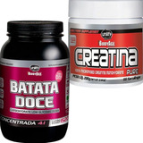 Kit Creatina Pura Em Pó 200g + Batata Doce Em Pó 1kg Unilife