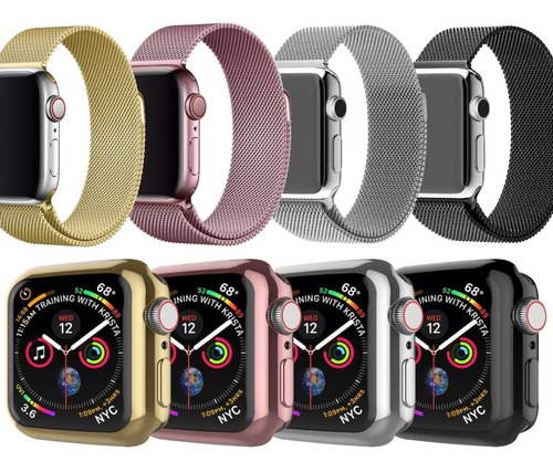 Pack Funda + Correa Magnética Para Reloj Apple Watch