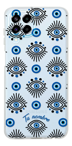 Funda Para Galaxy Ojo Turco Nazar Personalizada Nombre