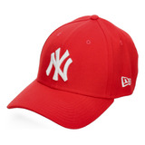 Gorra New Era Logo Yankees Color Rojo Con Blanco
