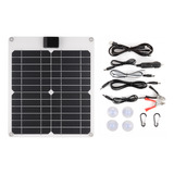 Placa De Carga Con Salida De Coche, 15 W, Solar Y Panel De C