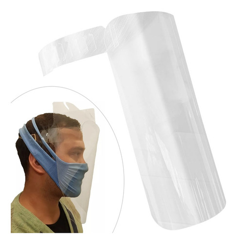 Mascara Protector Facial Barrera Sanitaria Reutilizable X 5