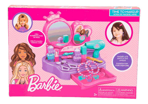 Set Barbie Tocador De Maquillaje