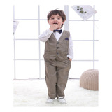 Fwefww Conjunto De Ropa Formal Para Niños, Chaleco, Blazer