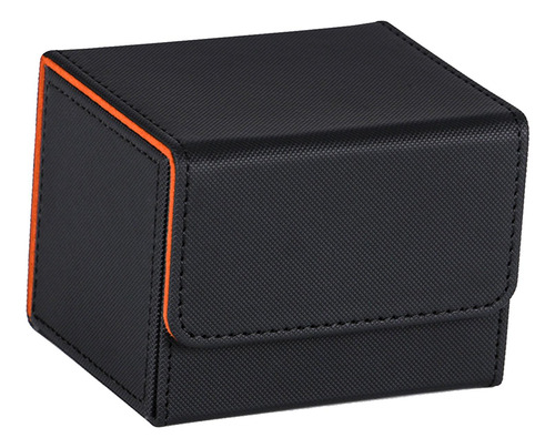 Trading Card Deck Box Organizador Soporte De Naranja