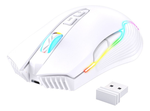 Mouse Gamer Inalámbrico 6400 Dpi Rosa Onikuma Cw905