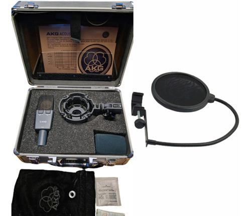 Micrófono Akg C 414 B Xls Condenser Multipatrón Impecable