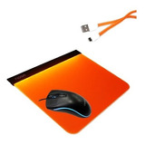 Pad Mouse Gamer Led Gaming Luminoso Fluo Usb G1 Noga