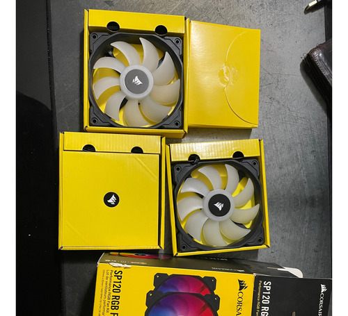 Cooler Fan Corsair Sp120 Rgb X3