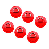 6 Pcs De Cubiertas Anillos Para Inflable Ejercicio Rojo