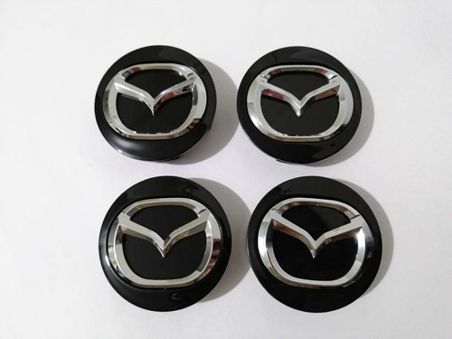 Tapa Emblema Compatible Con Aro Mazda (juego De 4 Unidades) Foto 2