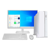 Computador Slim Branco I5 16gb Ram Ssd 480gb Tela 21 Wifi