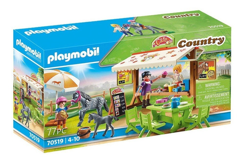 Playmobil Country 70519 Cafeteria Con Ponis Caballo