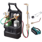 Yescom Dot Portable Weld Torch Tank Kit Twin Tote Oxygen Act