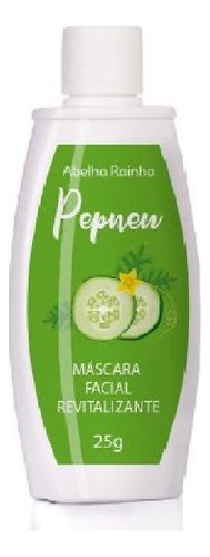 Máscara Plástica De Pepino Pepnew Abelha Rainha Tipo De Pele Normal