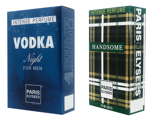  Vodka Night Masculino + Handsome Verde 100ml