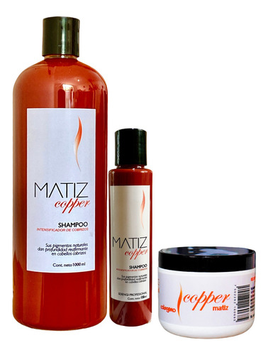 Kit 2 Shampoo + Tratamiento Cobrizos Perfectos Edengi