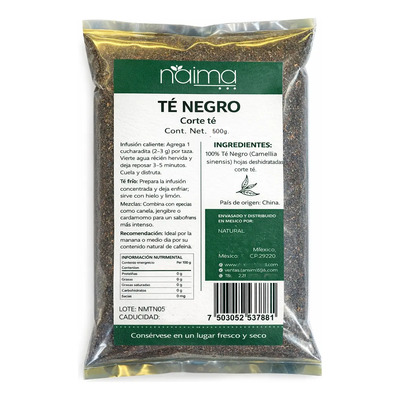 Té Negro Premium 500 g | Granel de Alta Calidad | Infusiones Aromáticas | Meses sin interés