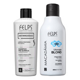 Felps Sh Anti Resíduo 250 + Progressiva Ultimate Blonde 300