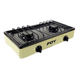 Foy 144705 Estufa De Gas 2 Quemadores De Acero Inoxidable