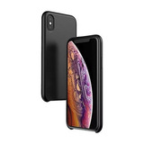 Capa iPhone XS Slim Seda Emborrachada Baseus Preto 5.8p