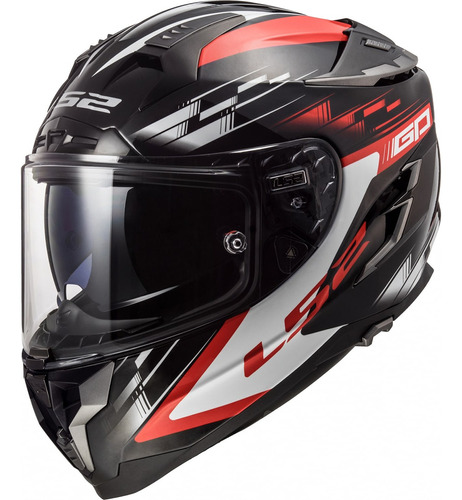 Casco Integral Ls2 327 Challenger Kpa Doble Visor Marelli