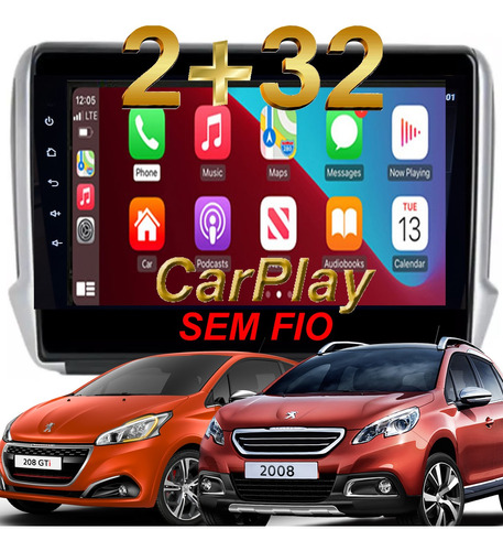 Central Multimidia Peugeot 208 2008 Android S170