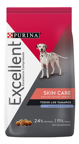 Excellent Skin Care Perro Ad Piel Sensible C/cordero X 15 Kg