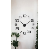 Reloj Pared Moderno Relieve Madera Calada 50cm Decotronica