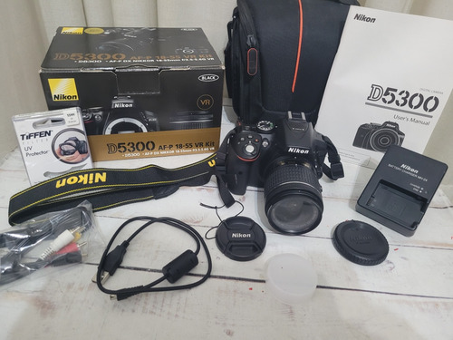 Nikon Kit D5300 En Caja + Lente 18-55mm Vr Dsrl + Funda 