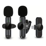 Microfono Corbatero Inalambrico X2 Usb Tipo C Para Android