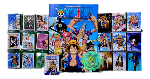 One Piece Panini 21 Pasta Suave Set Completo Estampa-tarjeta