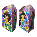 Princesa Jasmine Aladdin Pack 40 Dulceros Cajitas Bolo Feliz