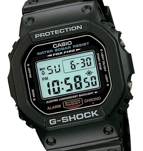 Reloj Casio G Shock Dw-5600e Resiste Golpes 200m Wr Buceo 